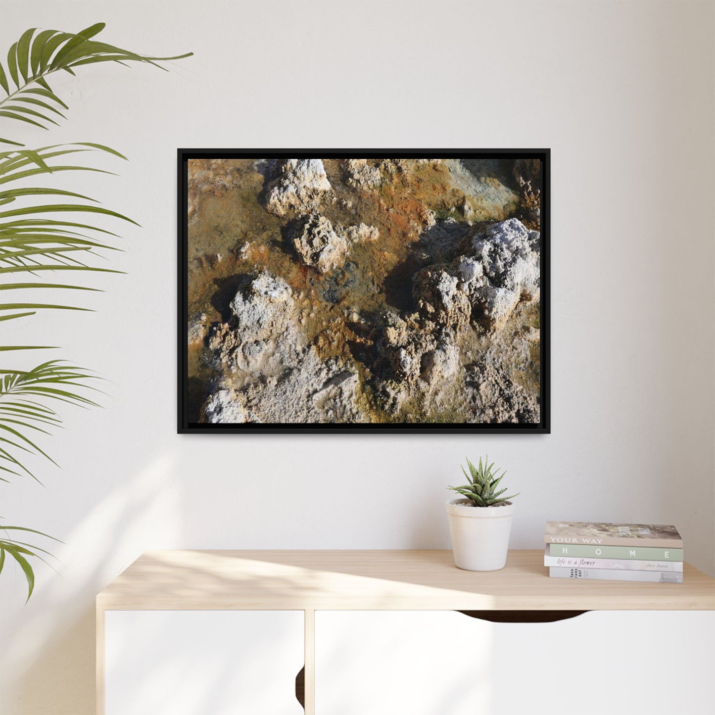 Textural Metamorphosis - Unique Stretched Canvas Wall Art