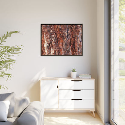 Wooden Mosaic - Unique Stretched Canvas Wall Art