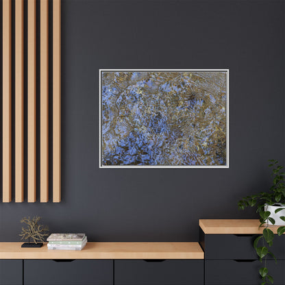 Aquatic Reflections - Unique Stretched Canvas Wall Art - Art By Earth