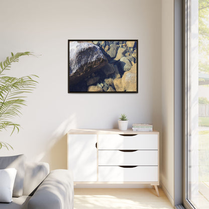 Stone Sanctuary - Unique Stretched Canvas Wall Art