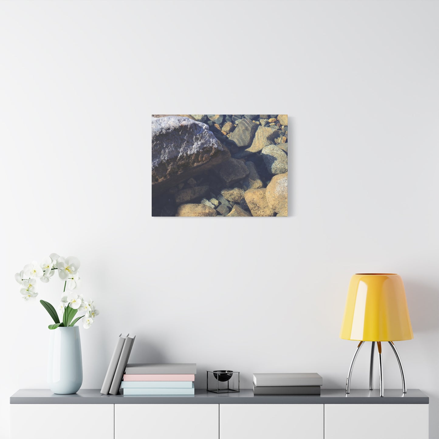 Lithic Symphony - Unique Frameless Canvas Wall Art