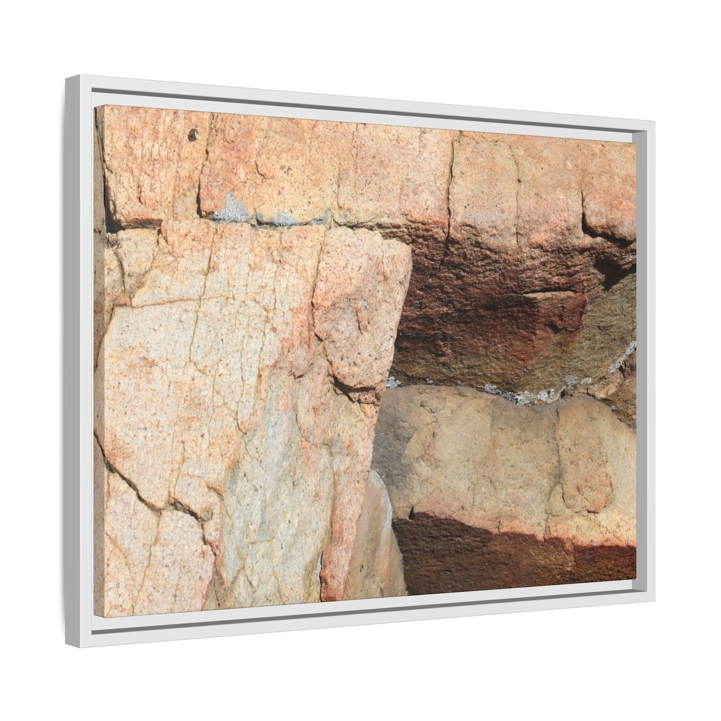 Fractured Stone - Unique Stretched Canvas Wall Art - Art By Earth