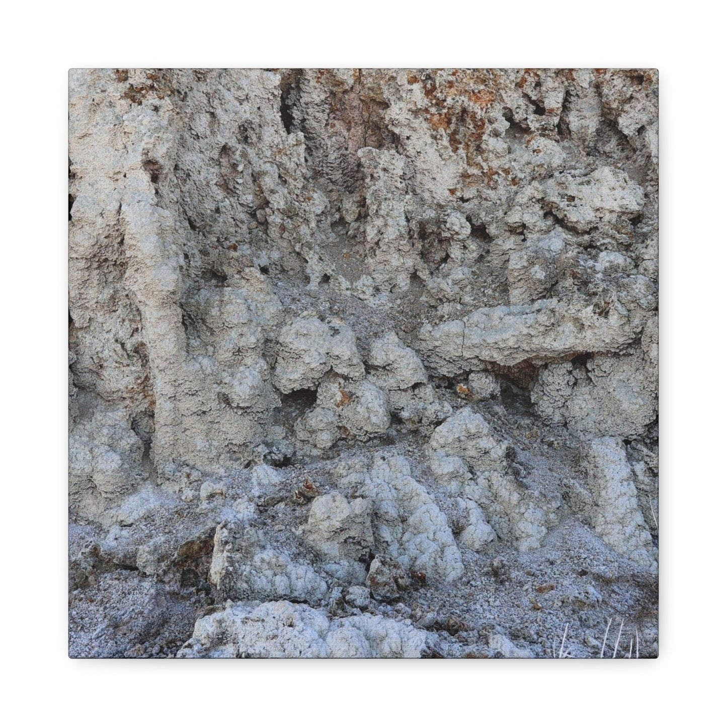 Cracked Earth Whispers - Unique Frameless Canvas Wall Art