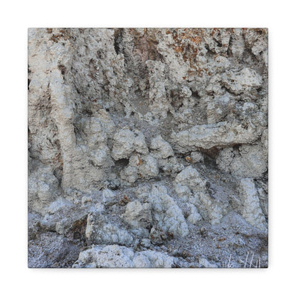 Cracked Earth Whispers - Unique Frameless Canvas Wall Art