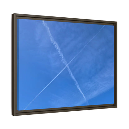 Sky Crossroads - Unique Stretched Canvas Wall Art - Art By Earth