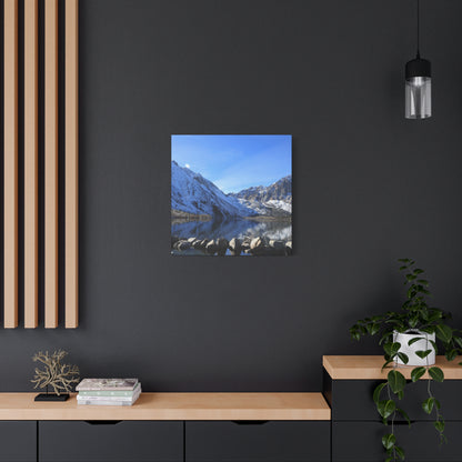 Reflections of Silence - Unique Frameless Canvas Wall Art