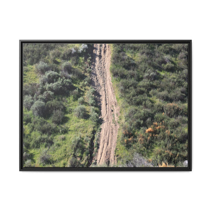 Desert Path Through Sage - Unique Stretched Canvas Wall Art - Art By Earth