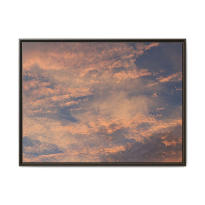 Sunset's Ethereal Canvas - Unique Stretched Canvas Wall Art - Art By Earth