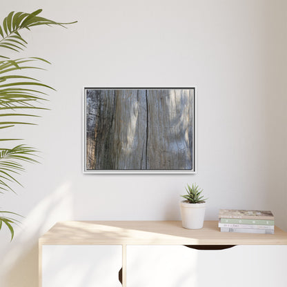Weathered Wood Surface - Unique Stretched Canvas Wall Art