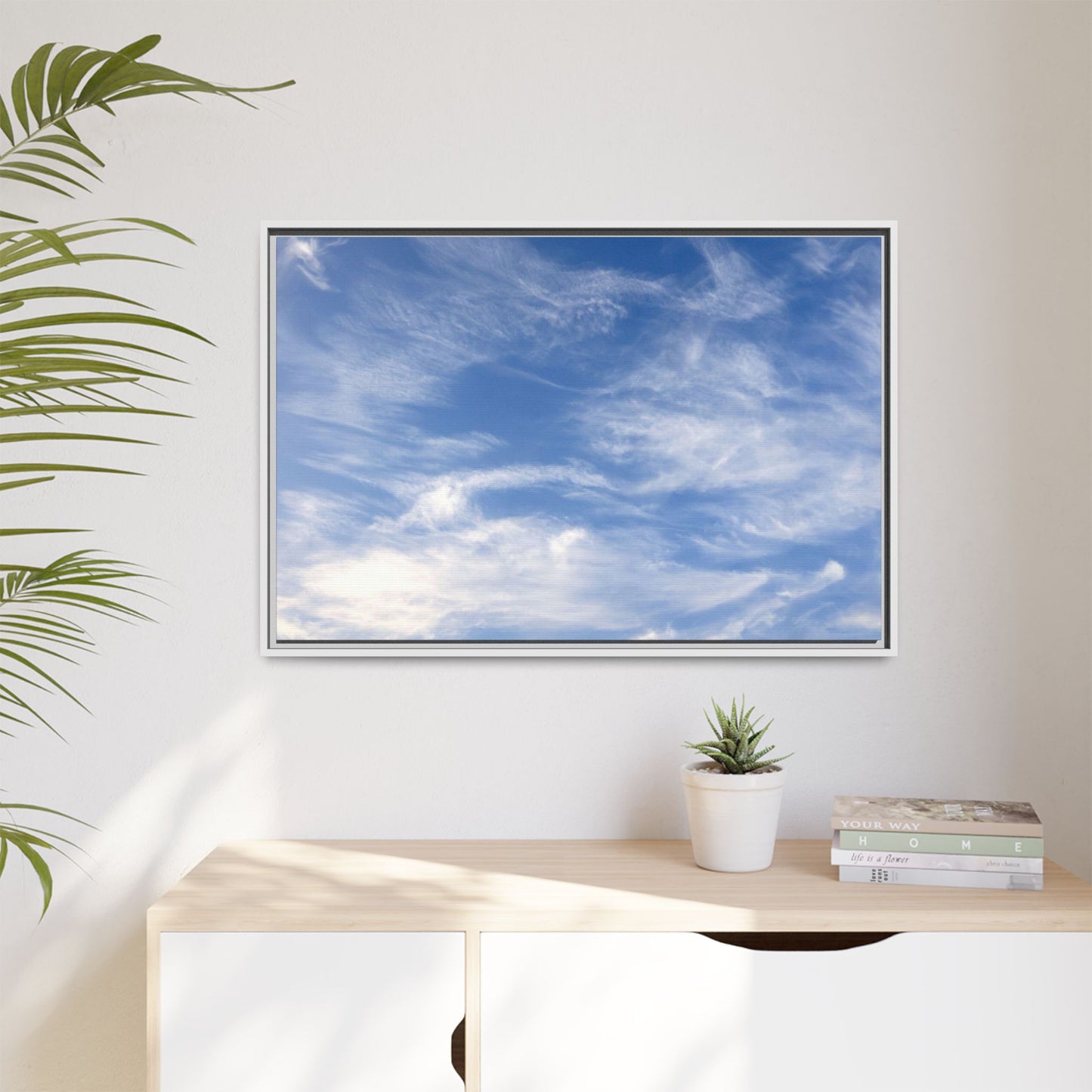 Ethereal Blue Tapestry - Unique Stretched Canvas Wall Art - Art By Earth