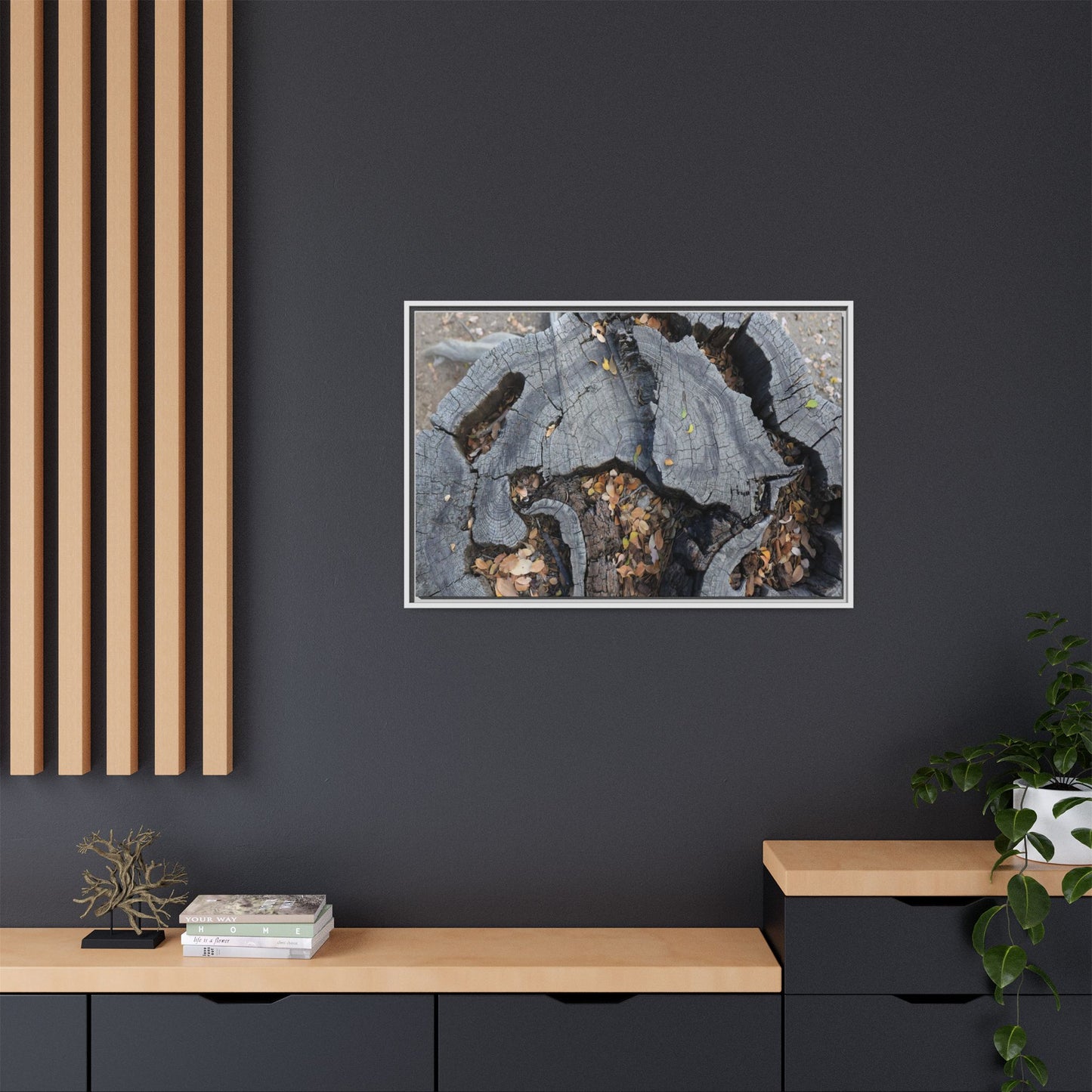 Time's Fractal Memory - Unique Stretched Canvas Wall Art - Art By Earth