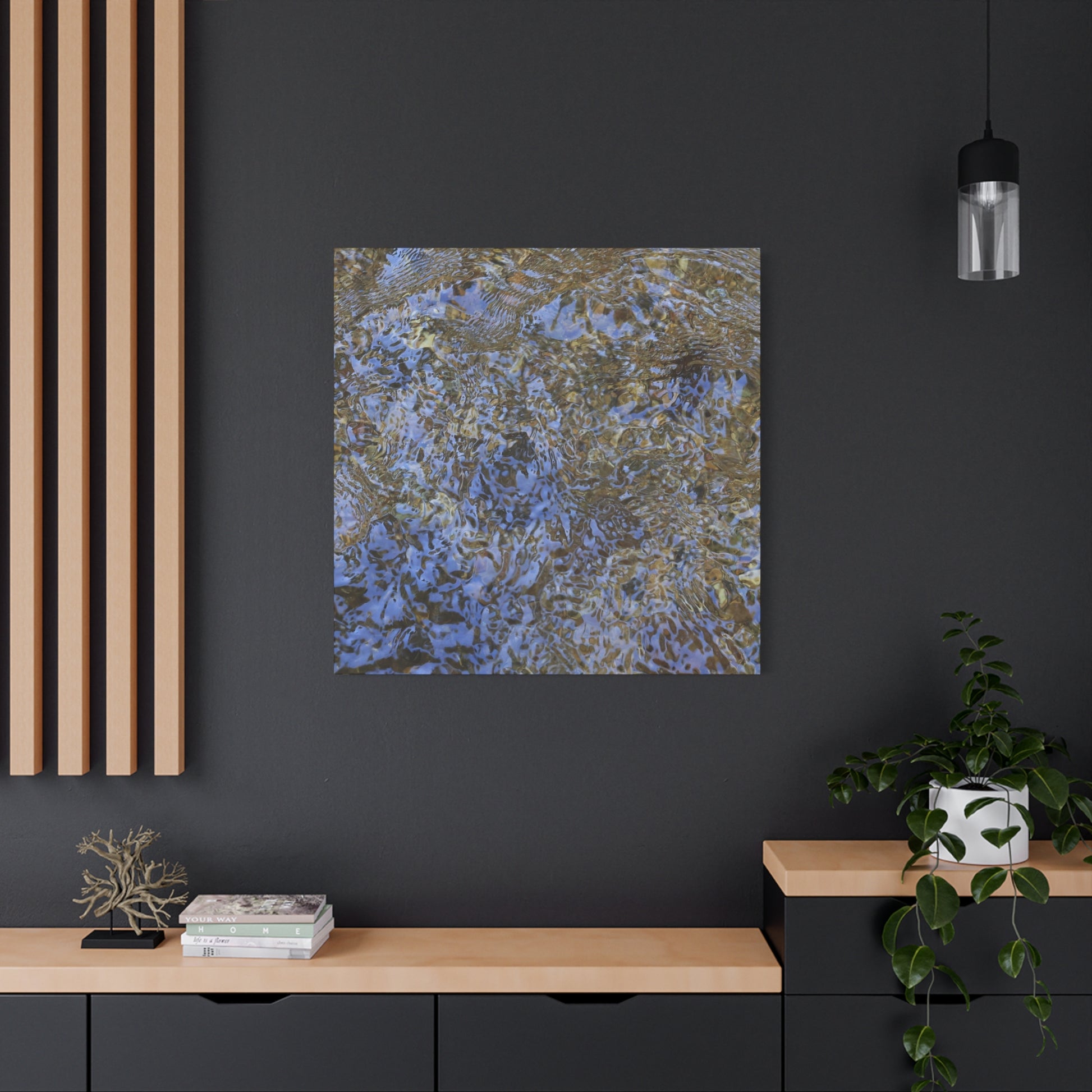 Ripples of Memory - Unique Frameless Canvas Wall Art - Art By Earth