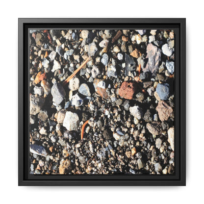 Stones and Soil - Unique Stretched Canvas Wall Art