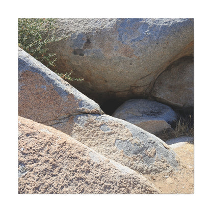 Rocky Shelter - Unique Frameless Canvas Wall Art