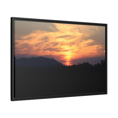 Gilded Horizon - Unique Stretched Canvas Wall Art - Art By Earth