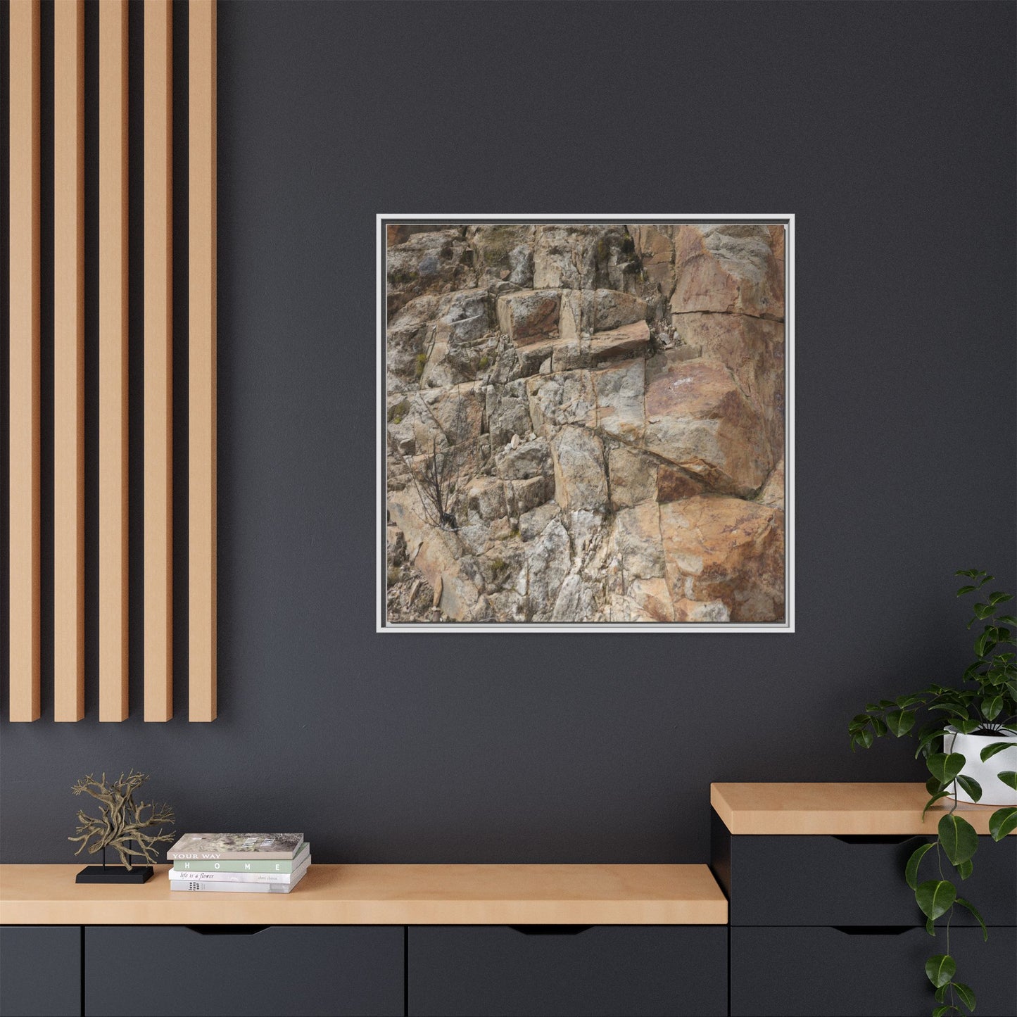 Sandstone Symphony - Unique Stretched Canvas Wall Art - Art By Earth