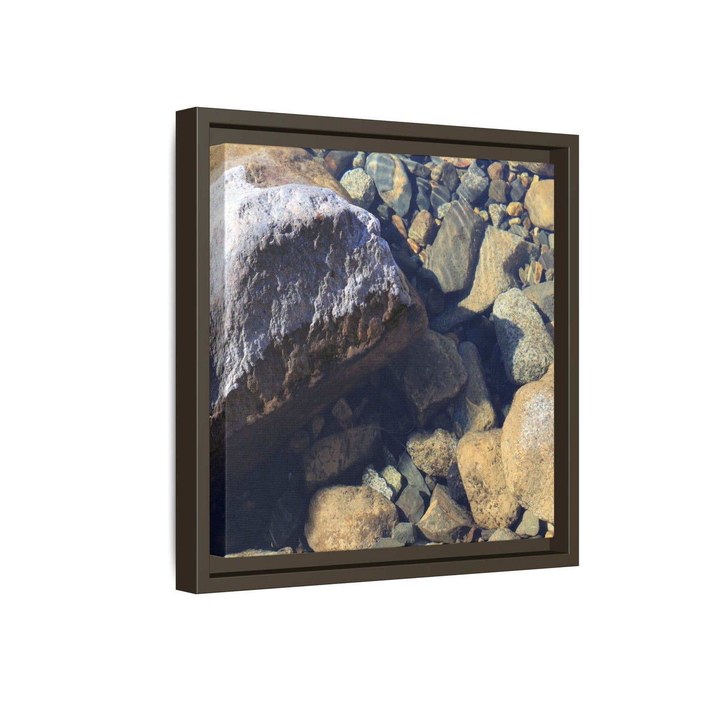 Stone Sanctuary - Unique Stretched Canvas Wall Art