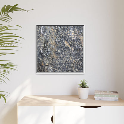 Crystalline Echoes - Unique Stretched Canvas Wall Art - Art By Earth