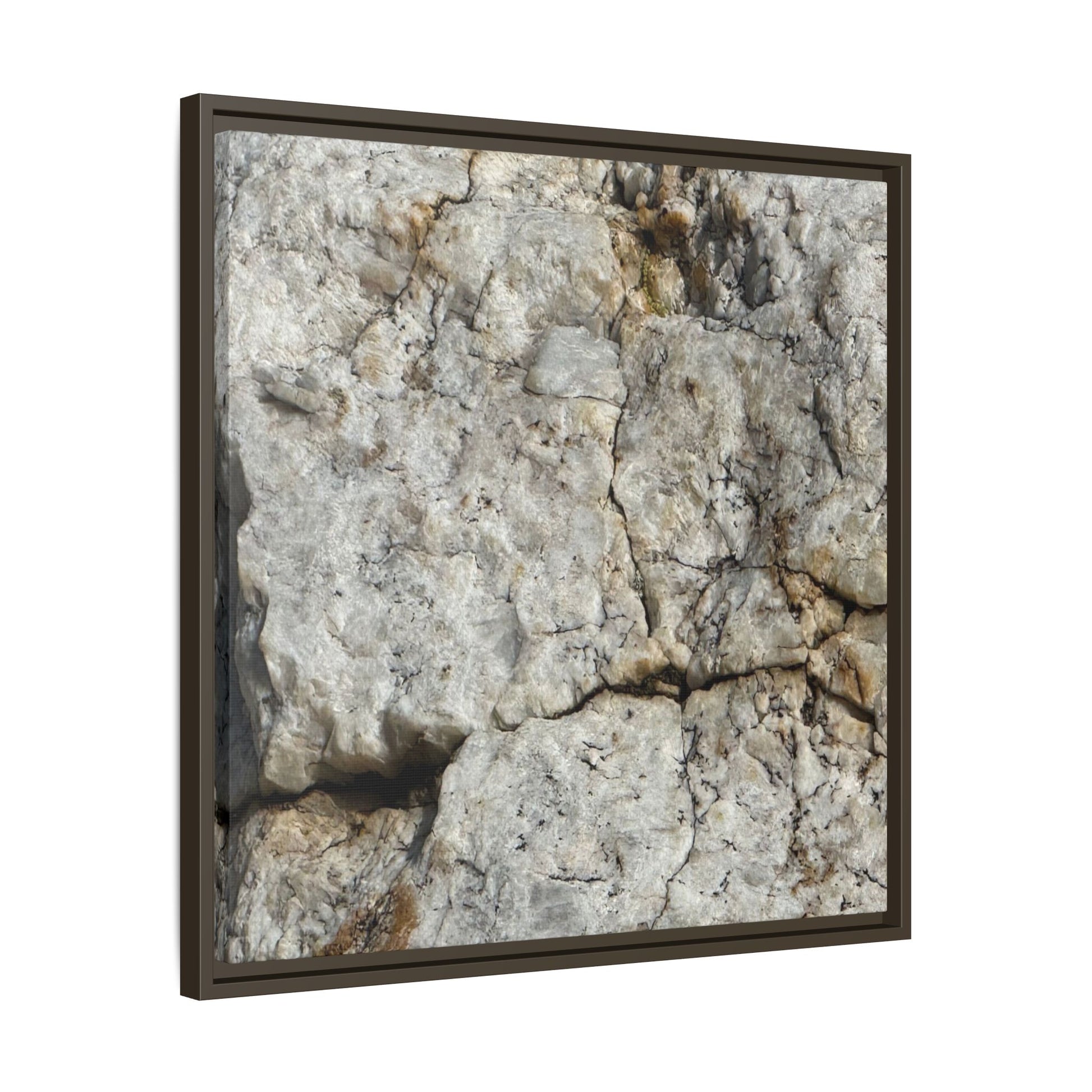 Weathered Limestone Formation - Unique Stretched Canvas Wall Art - Art By Earth