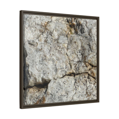 Weathered Limestone Formation - Unique Stretched Canvas Wall Art - Art By Earth