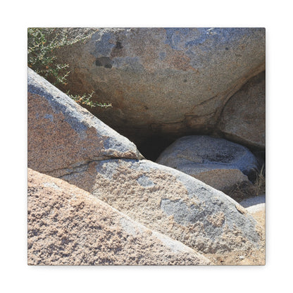Rocky Shelter - Unique Frameless Canvas Wall Art