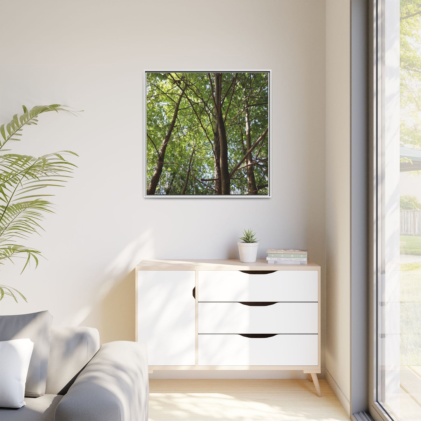 Forest Branches - Unique Stretched Canvas Wall Art