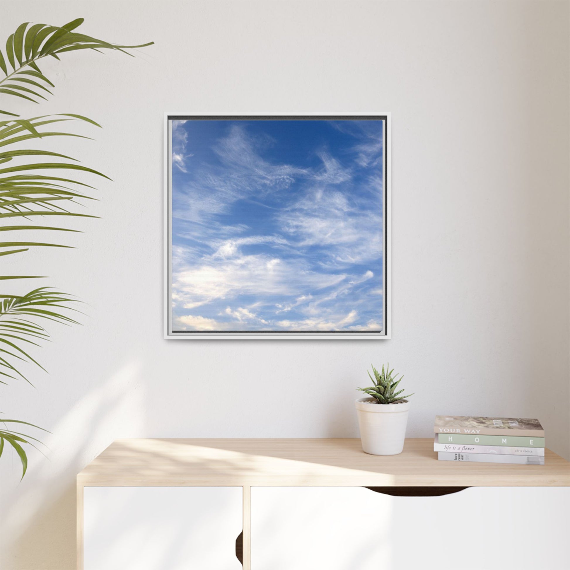 Ethereal Blue Tapestry - Unique Stretched Canvas Wall Art - Art By Earth