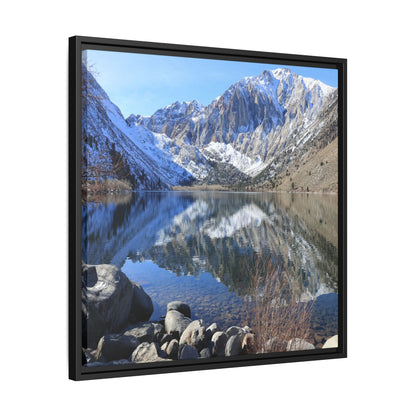 Reflections of Stillness - Unique Stretched Canvas Wall Art