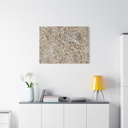 Granular Echoes - Unique Frameless Canvas Wall Art - Art By Earth