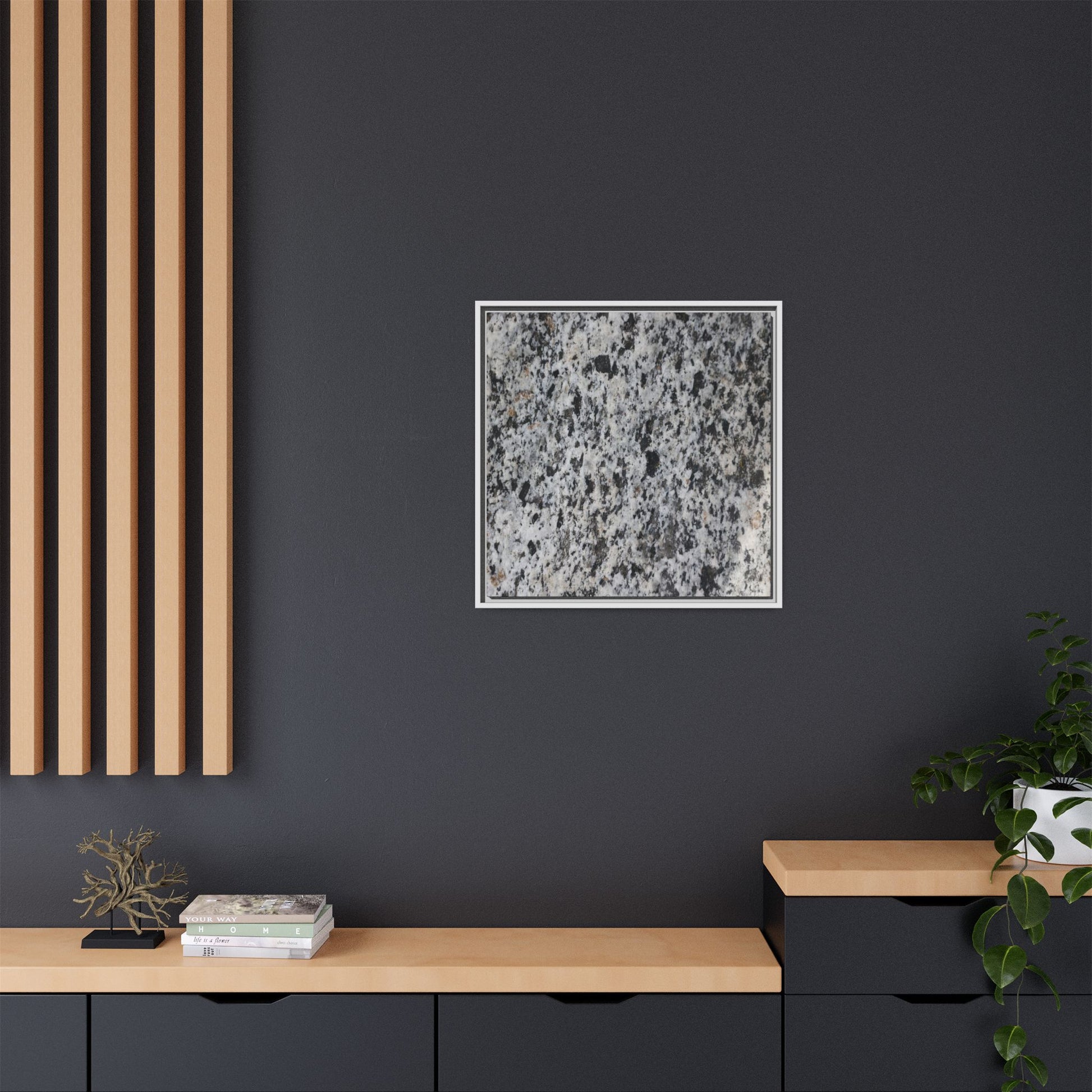 Granite Song - Unique Stretched Canvas Wall Art - Art By Earth