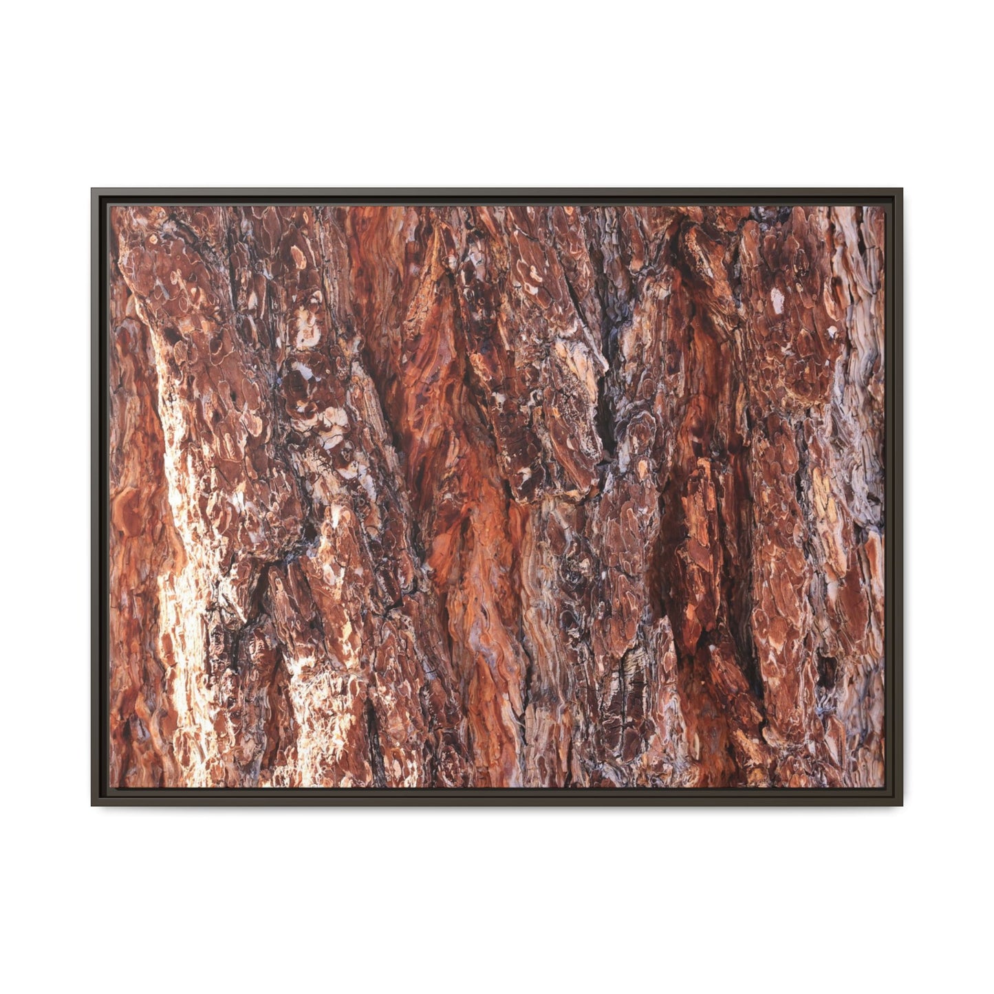 Wooden Mosaic - Unique Stretched Canvas Wall Art