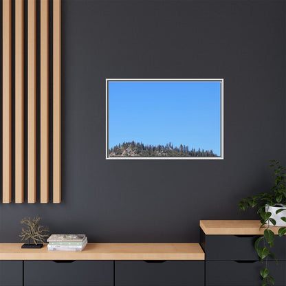 Blue Silence - Unique Stretched Canvas Wall Art