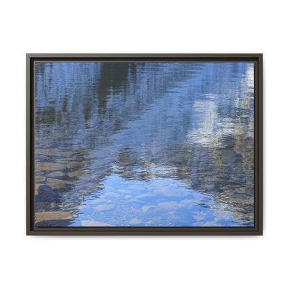 Reflected Stones - Unique Stretched Canvas Wall Art