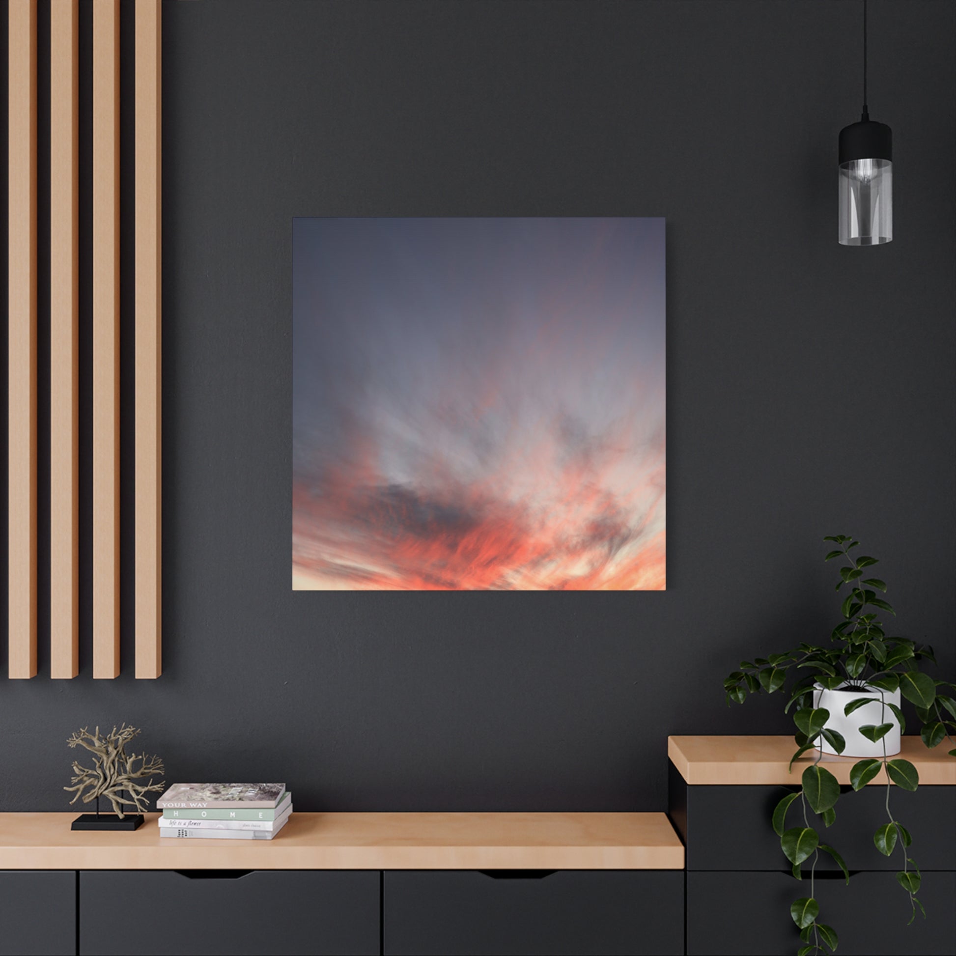 Ethereal Sunset - Unique Frameless Canvas Wall Art - Art By Earth