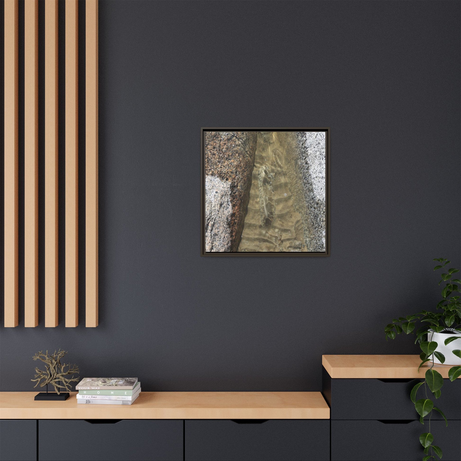 Between Concrete Walls - Unique Stretched Canvas Wall Art - Art By Earth