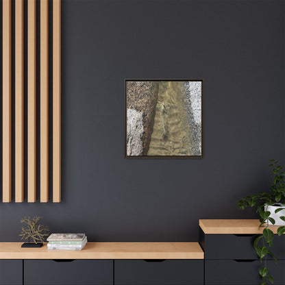 Between Concrete Walls - Unique Stretched Canvas Wall Art - Art By Earth