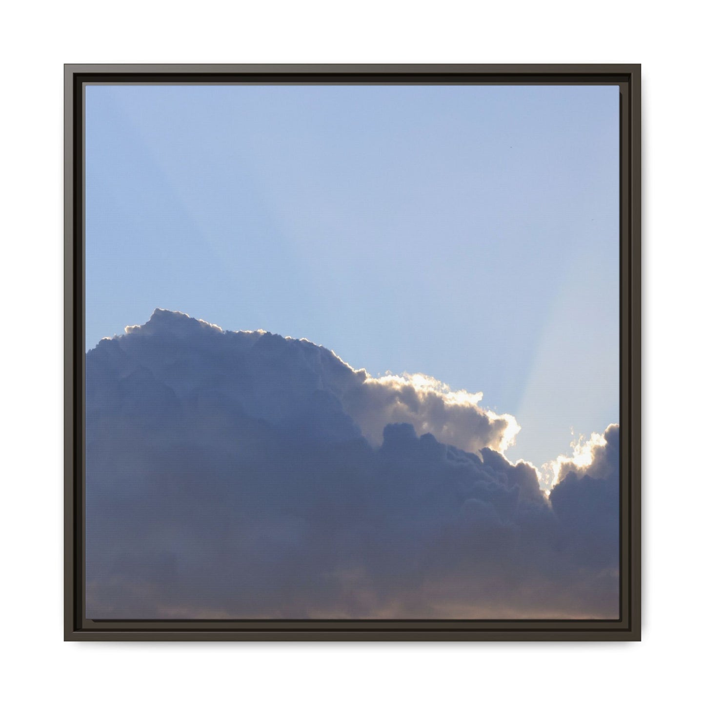 Cloud Divide - Unique Stretched Canvas Wall Art - Art By Earth