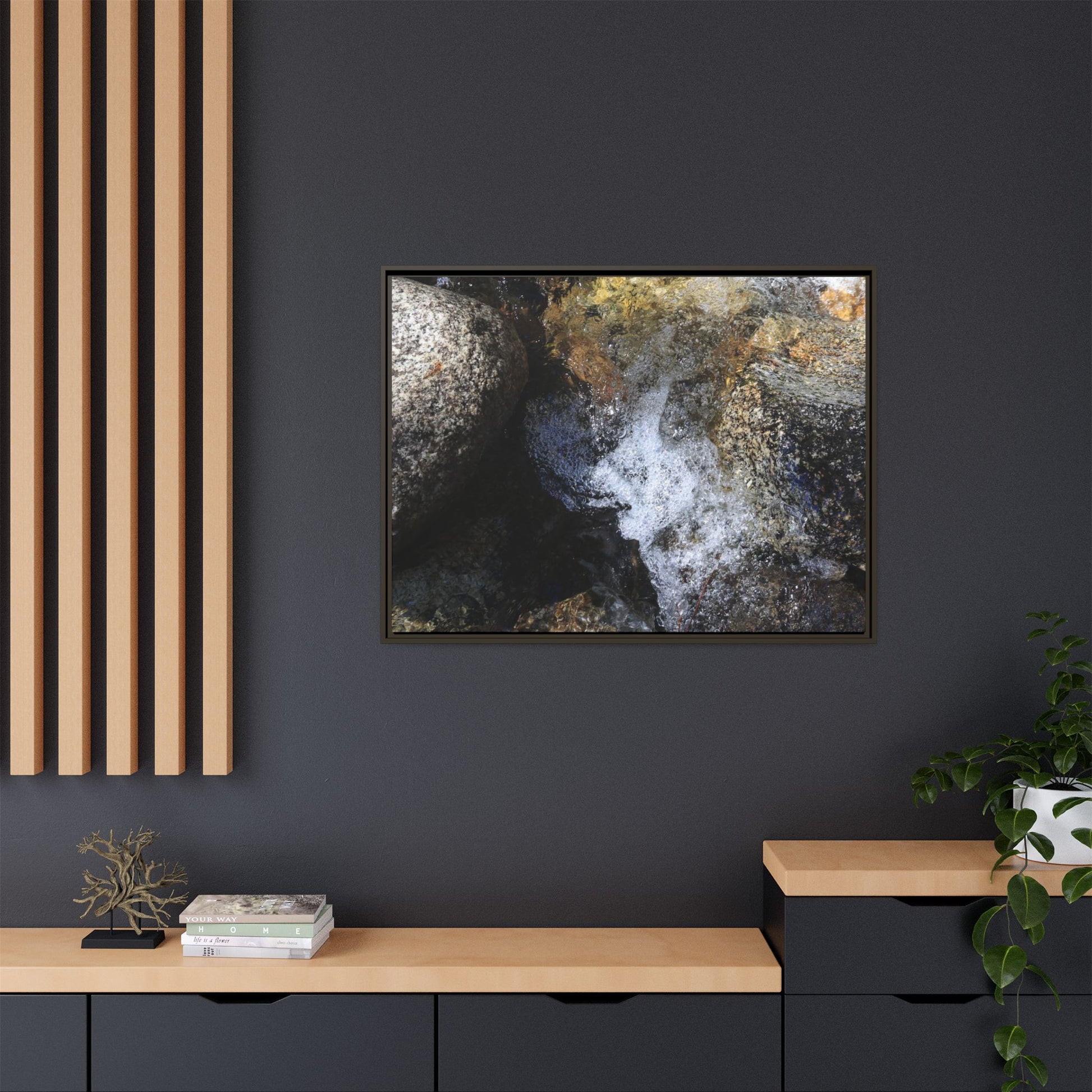 Nature's Turbulence - Unique Stretched Canvas Wall Art - Art By Earth