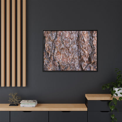 Woody Layers - Unique Stretched Canvas Wall Art - Art By Earth