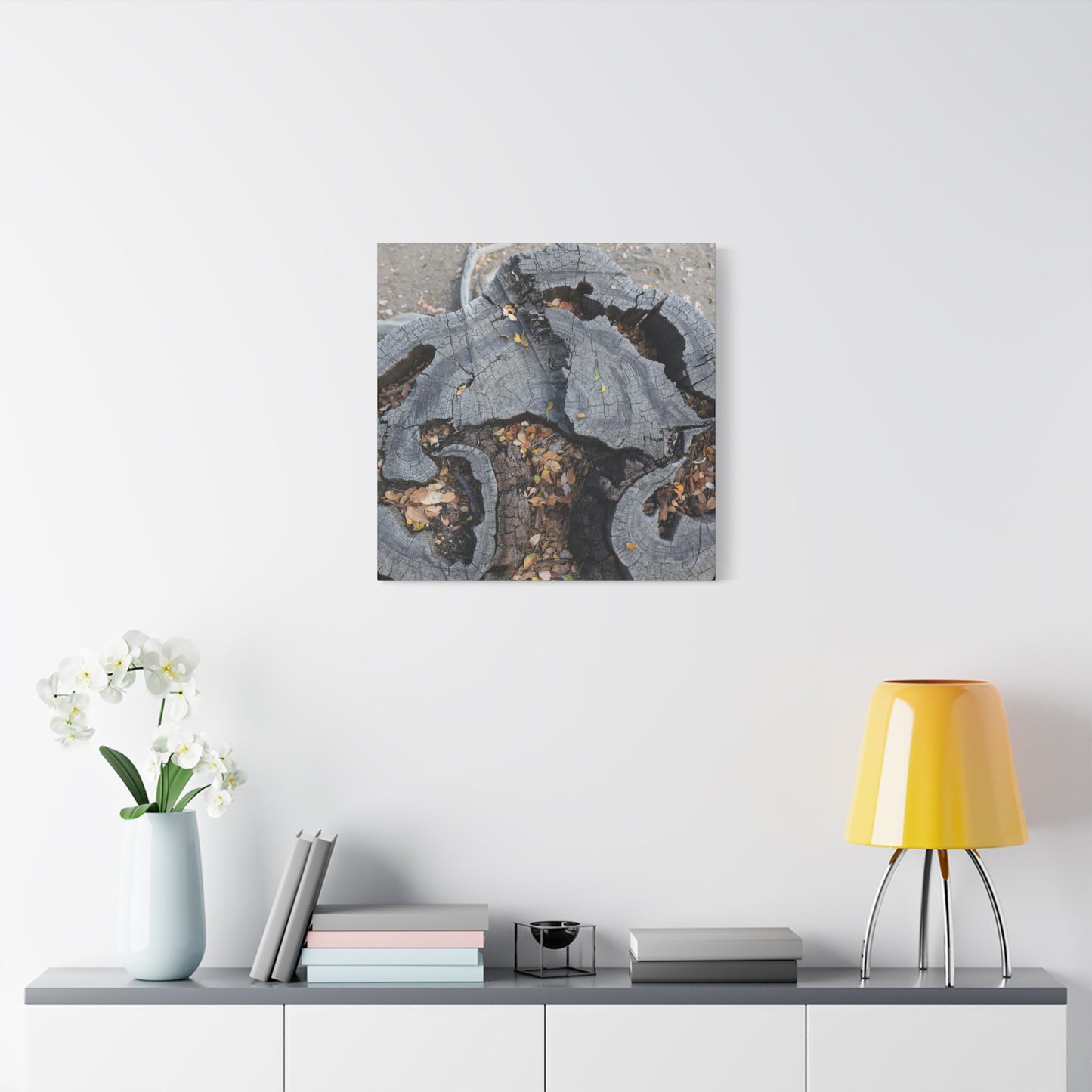Weathered Woodland Whispers - Unique Frameless Canvas Wall Art - Art By Earth