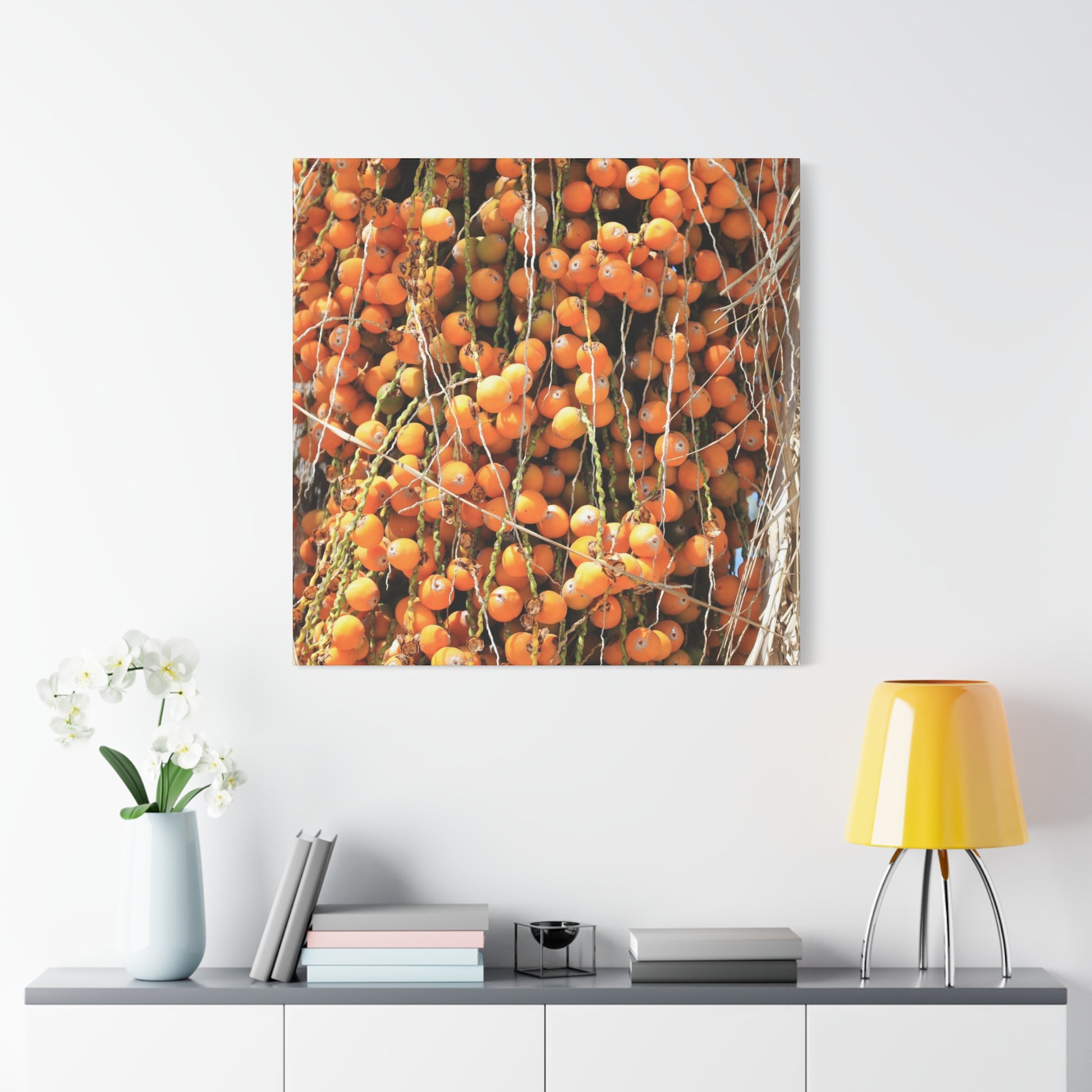 Orange Harvest - Unique Frameless Canvas Wall Art - Art By Earth