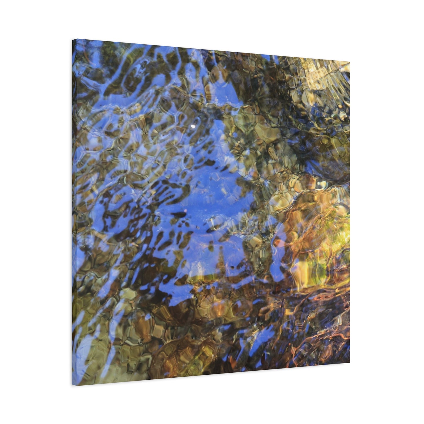 Water's Whisper - Unique Frameless Canvas Wall Art - Art By Earth