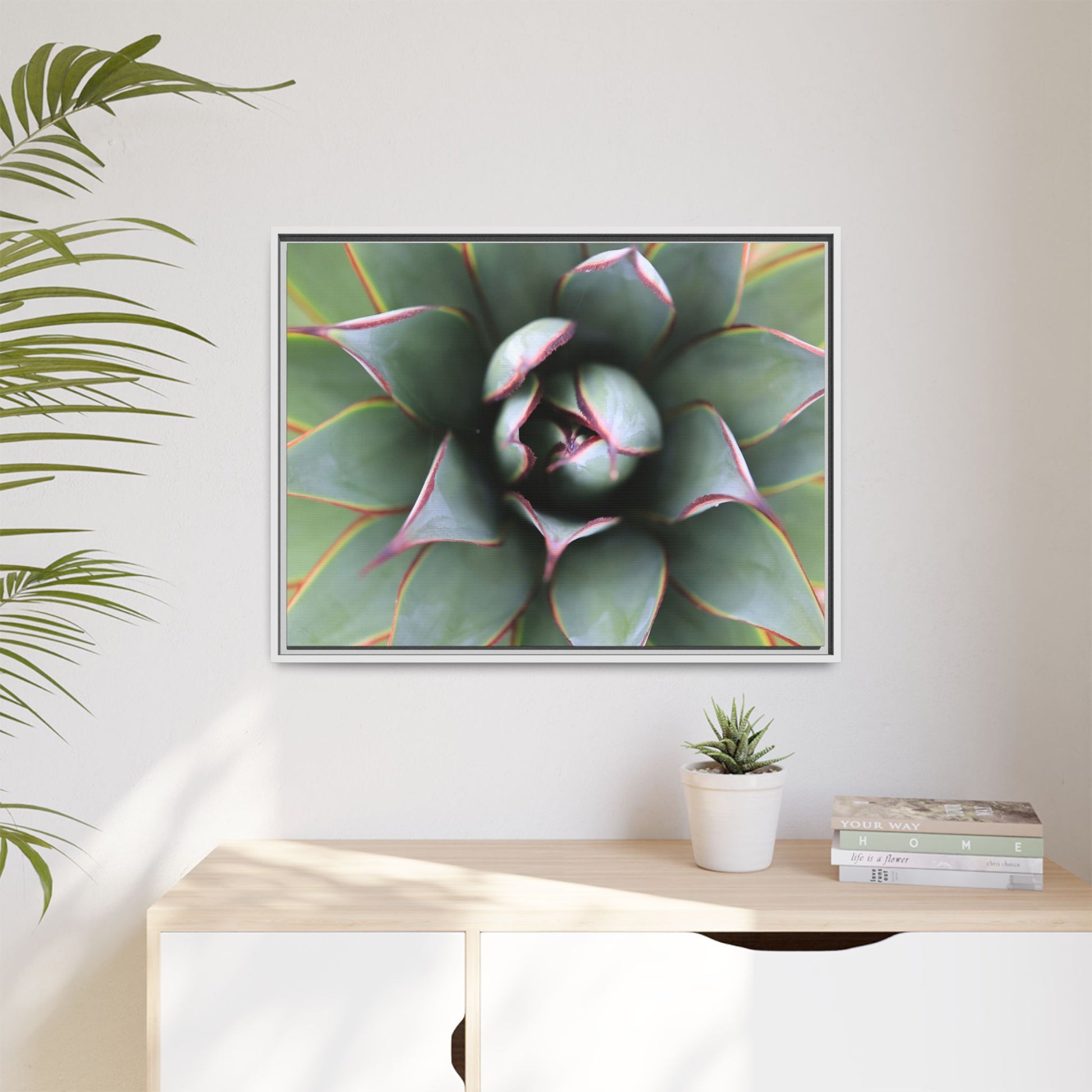 Spiky Elegance - Unique Stretched Canvas Wall Art - Art By Earth