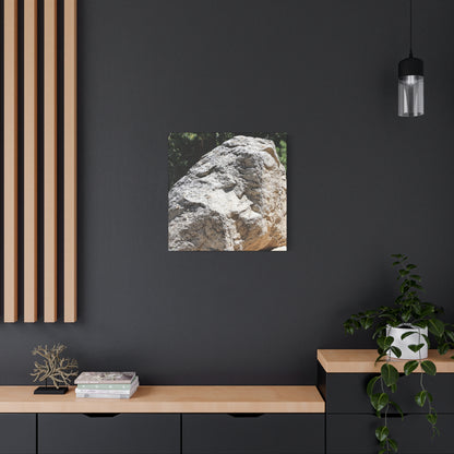 Stone of Solitude - Unique Frameless Canvas Wall Art - Art By Earth