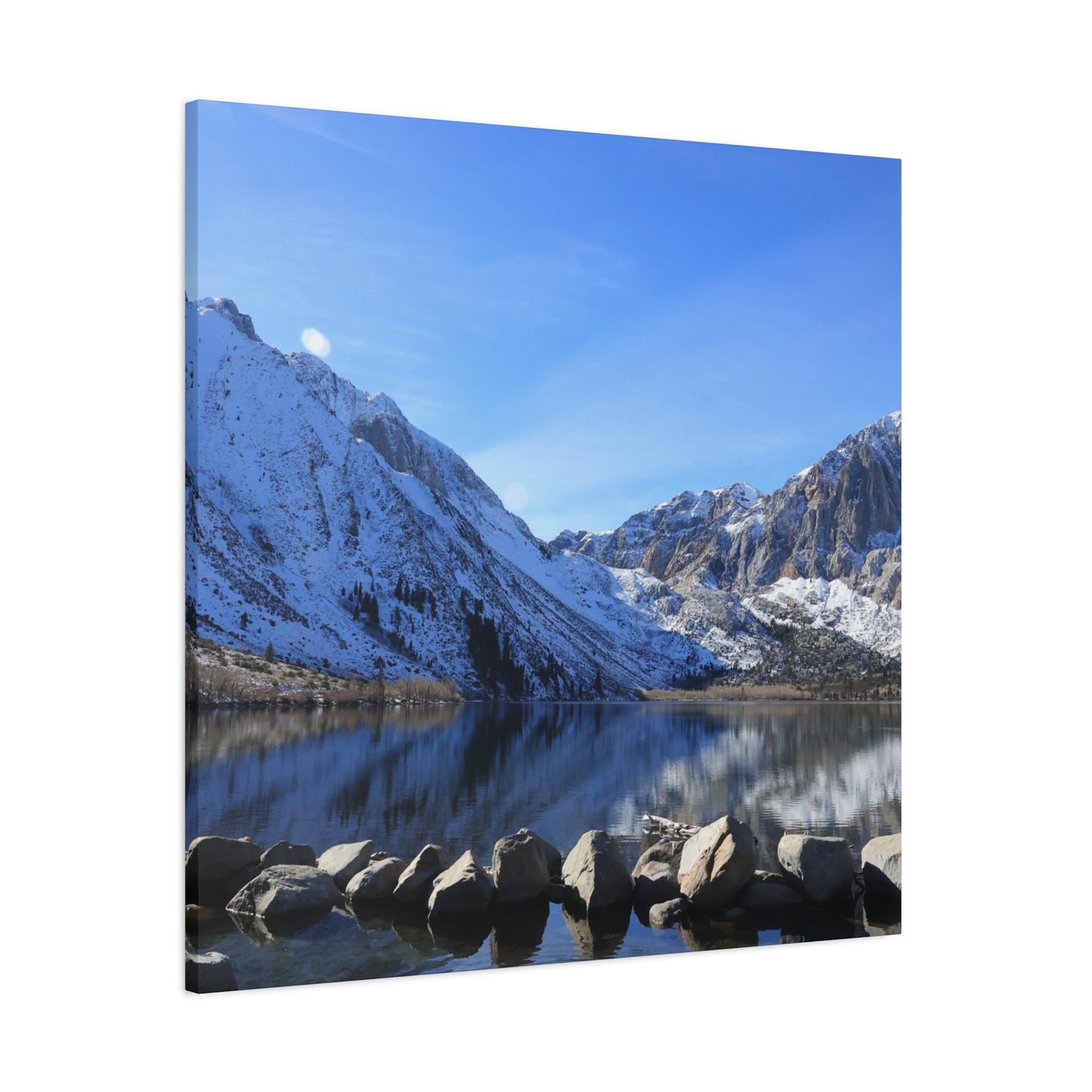 Reflections of Silence - Unique Frameless Canvas Wall Art
