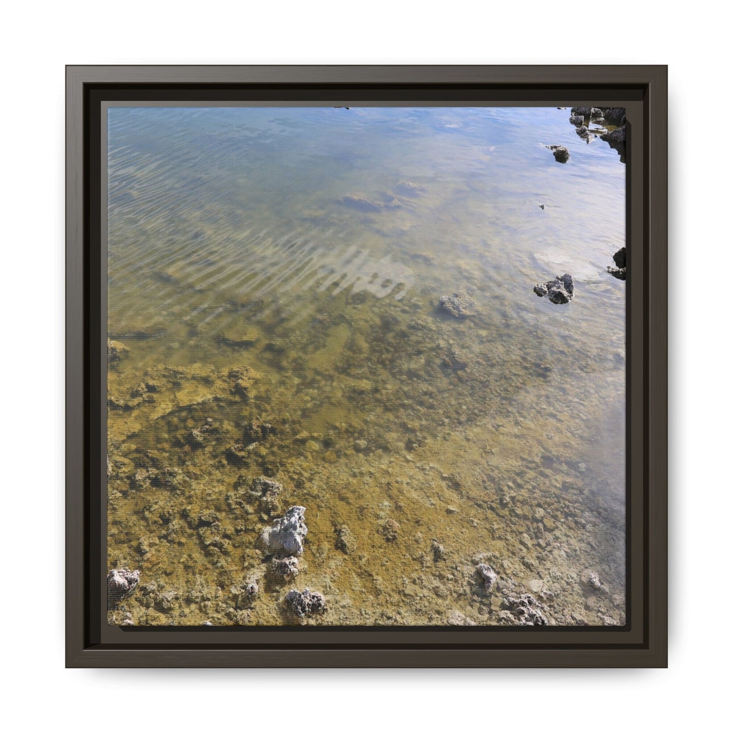 Ripples of Stone - Unique Stretched Canvas Wall Art