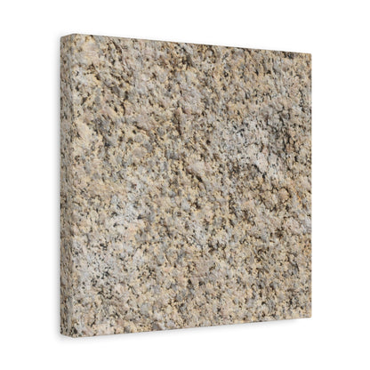 Granular Echoes - Unique Frameless Canvas Wall Art - Art By Earth