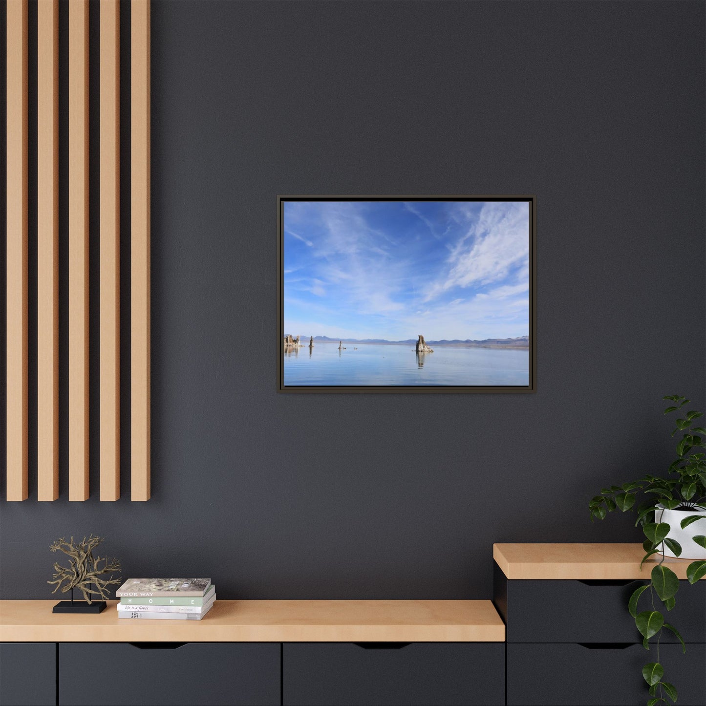 Whispers of Stillness - Unique Stretched Canvas Wall Art