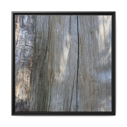 Cracked Timber Texture - Unique Stretched Canvas Wall Art