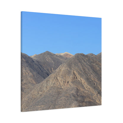 Silent Peaks - Unique Frameless Canvas Wall Art - Art By Earth